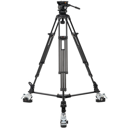 Штатив E-Image 2-Stage Aluminum Tripod/Fluid Head и Dolly Kit (Макс.7кг) Штатив E-Image 2-Stage Aluminum Tripod/Fluid Head и Dolly Kit (Макс.7кг)
