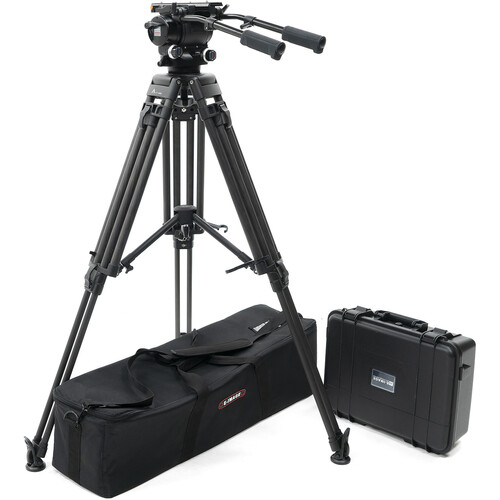 Штатив E-Image 3-Stage Carbon Fiber Tripod System с Fluid Head и 100мм Leveling Ball (Макс.32кг) Штатив E-Image 3-Stage Carbon Fiber Tripod System с Fluid Head и 100мм Leveling Ball (Макс.32кг)