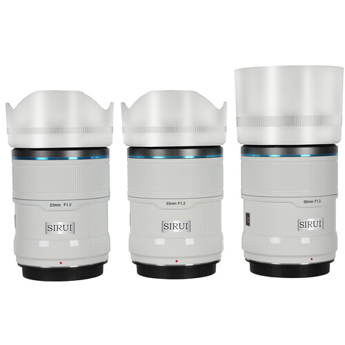 Комплект объективов Sirui Sniper 23/33/56 мм F/1.2 (Fujifilm X Mount, Белый) Комплект объективов Sirui Sniper 23/33/56 мм F/1.2 (Fujifilm X Mount, Белый)