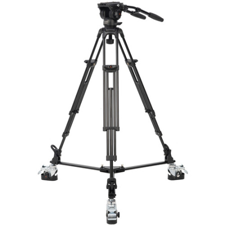 Штатив E-Image 2-Stage Aluminum Tripod/Fluid Head и Dolly Kit