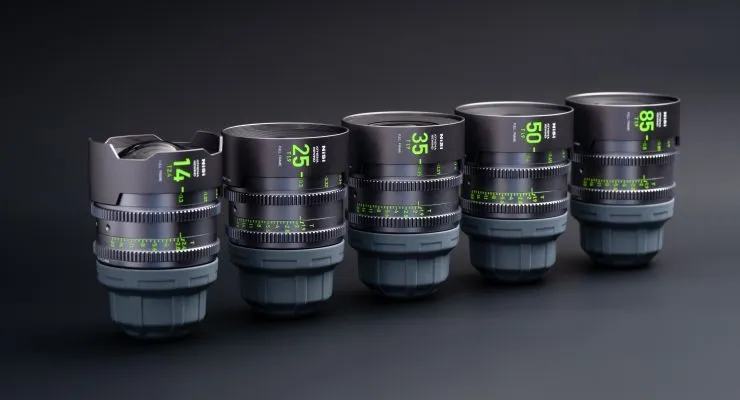 Полный сет из пяти объективов NiSi Athena Prime Rewind